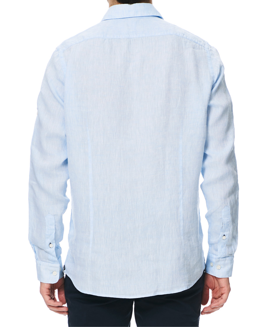 Heren | Overhemden | BOSS BLACK | BOSS Lukas Linen Shirt Light Blue