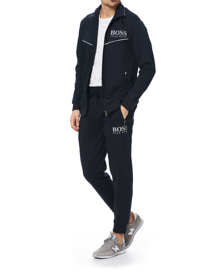 Heren | Truien | BOSS BLACK | BOSS Tracksuit Full-Zip Jacket Navy