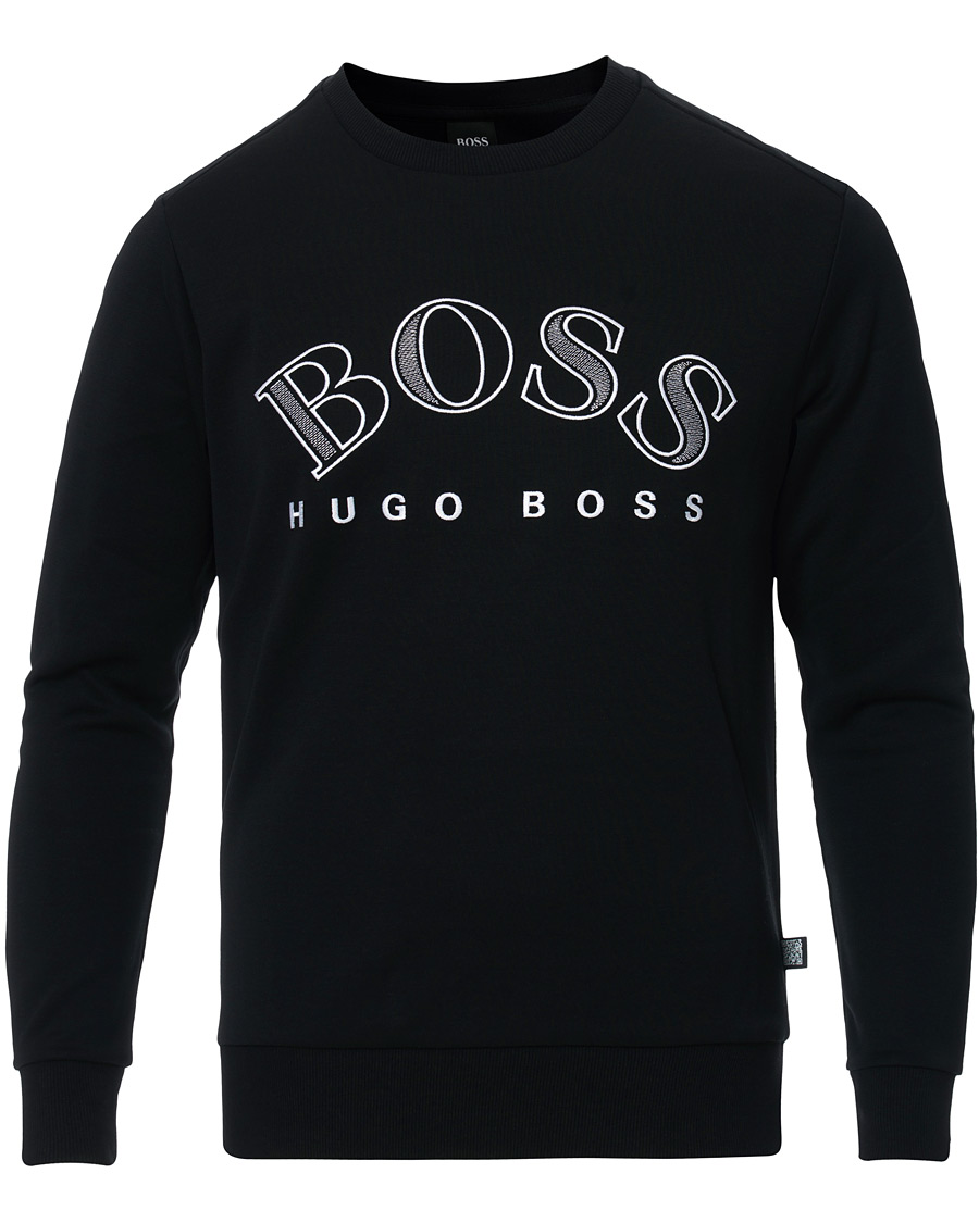 Heren | Truien | BOSS GREEN | BOSS Athleisure Salbo Crew Neck Sweatshirt Black