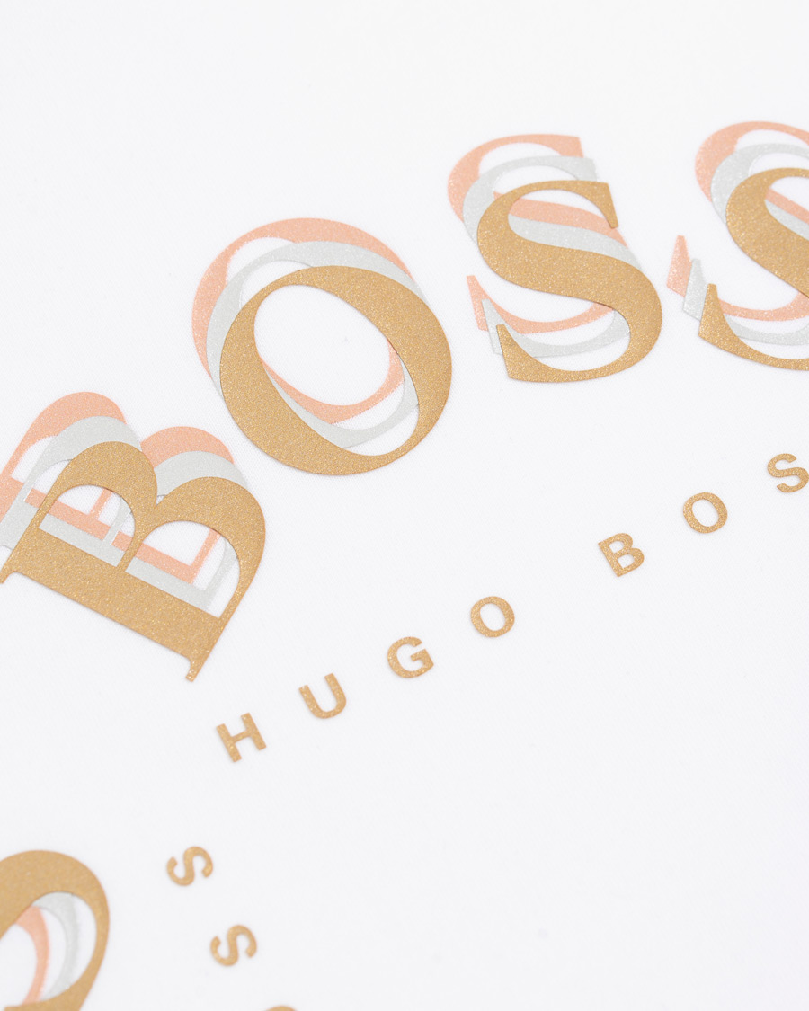 Heren | Truien | BOSS GREEN | BOSS Athleisure Salbo Circle Sweatshirt White/Gold