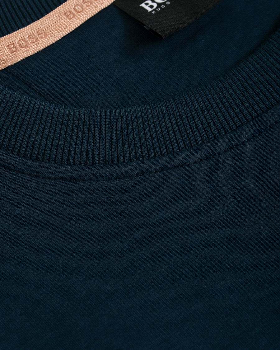 Heren | Truien | BOSS GREEN | BOSS Athleisure Salbo Circle Sweatshirt Navy/Rosé Gold