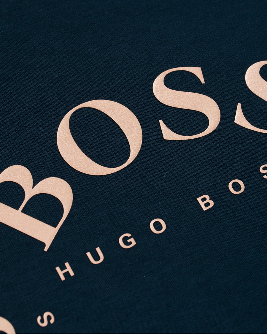 Heren | Truien | BOSS GREEN | BOSS Athleisure Salbo Circle Sweatshirt Navy/Rosé Gold