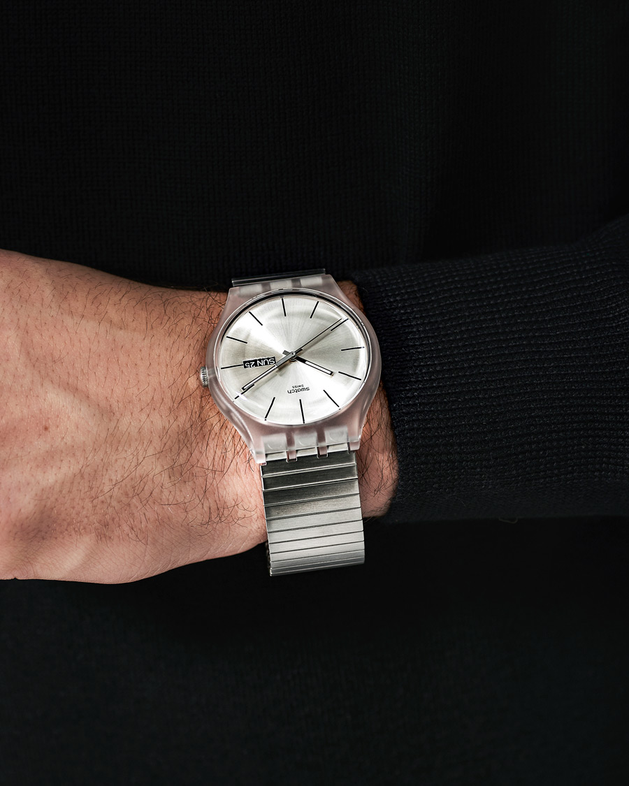 Heren | Swatch Resolution L Silver | Swatch | Resolution L Silver