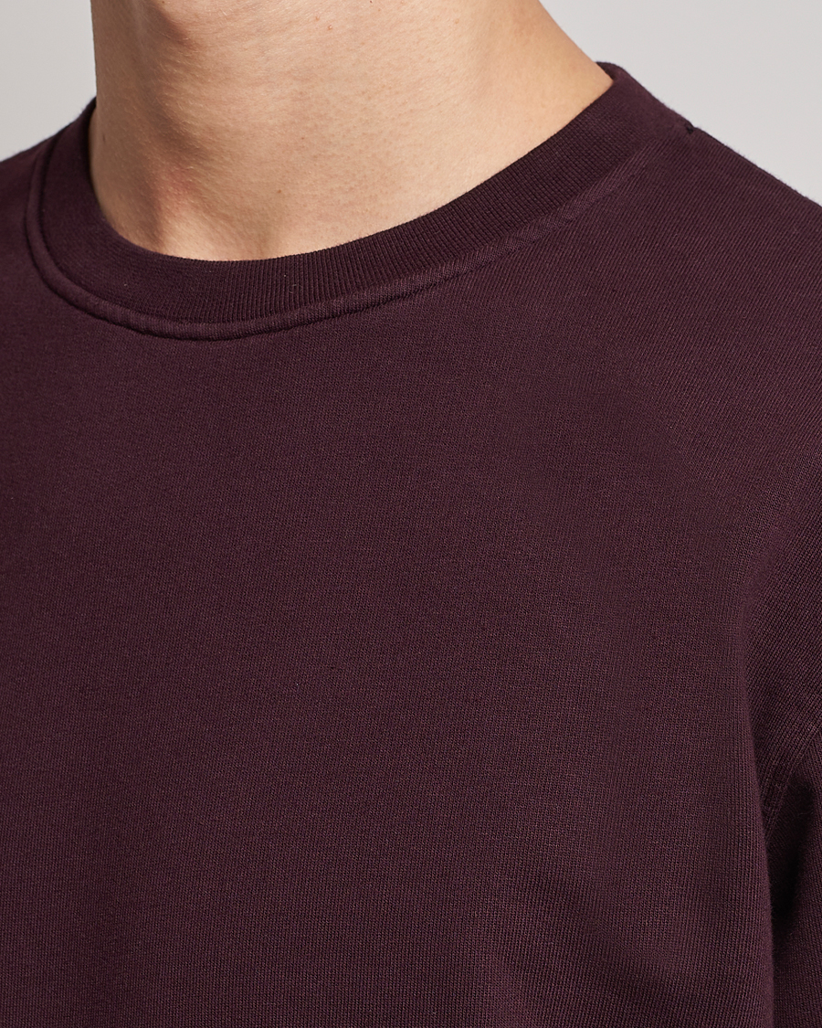 Heren | Truien | Colorful Standard | Classic Organic Crew Neck Sweat Oxblood Red