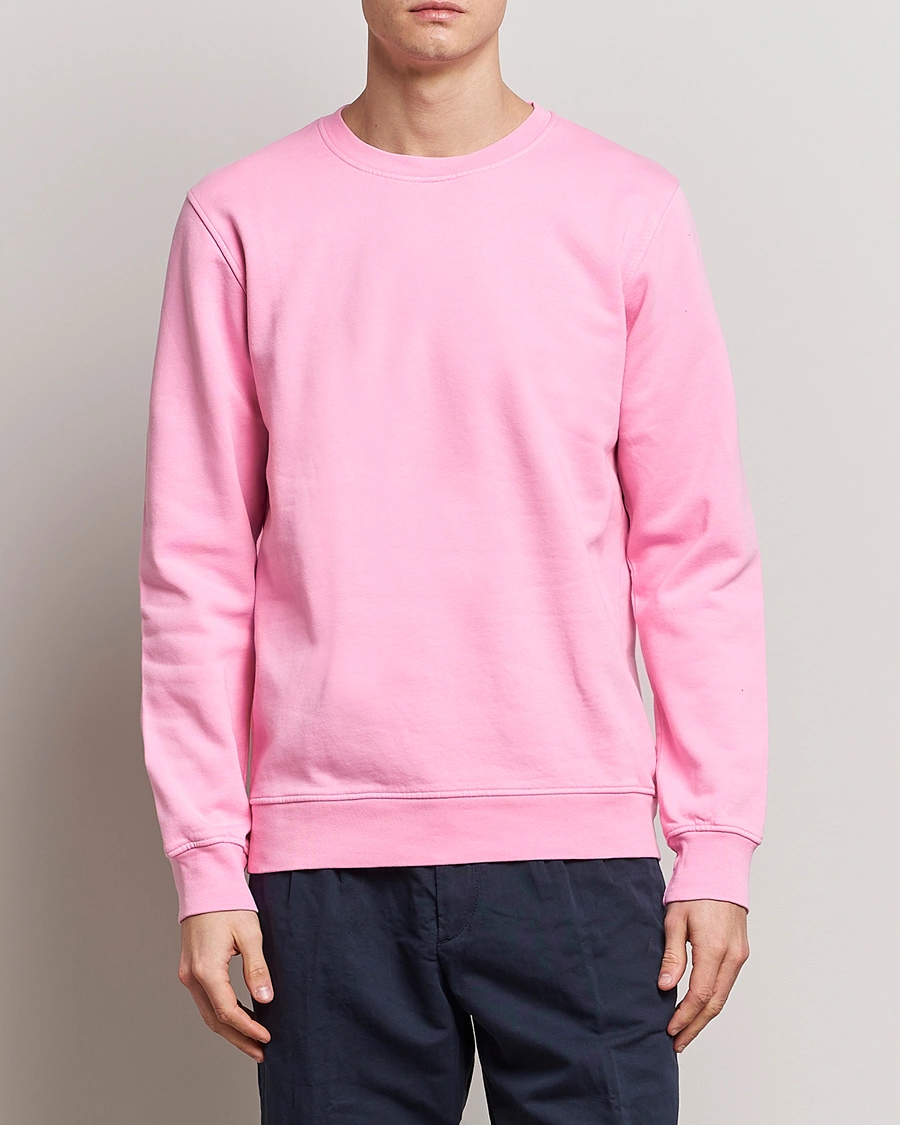 Heren | Sweatshirts | Colorful Standard | Classic Organic Crew Neck Sweat Flamingo Pink