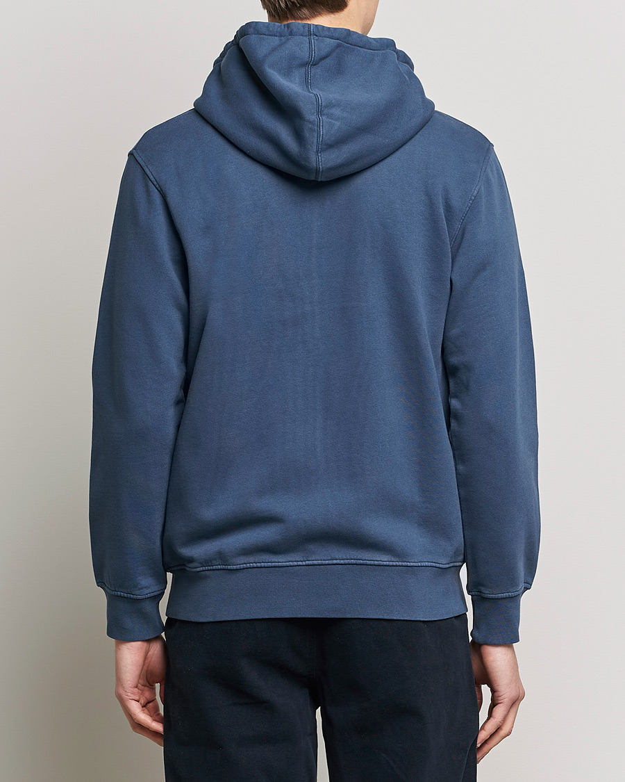 Heren | Truien | Colorful Standard | Classic Organic Full Zip Hood Petrol Blue