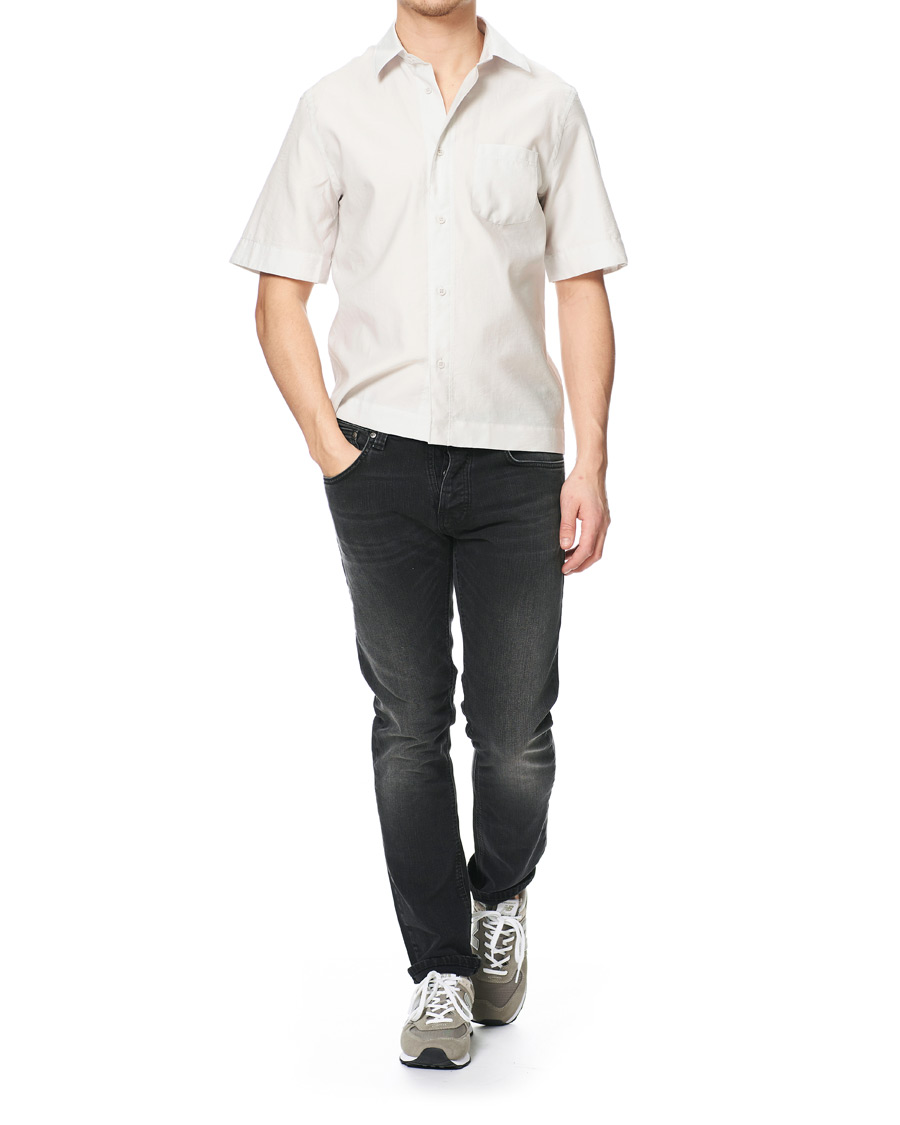 Heren | Overhemden | Filippa K | Owen Short Sleeve Shirt Sterling Grey