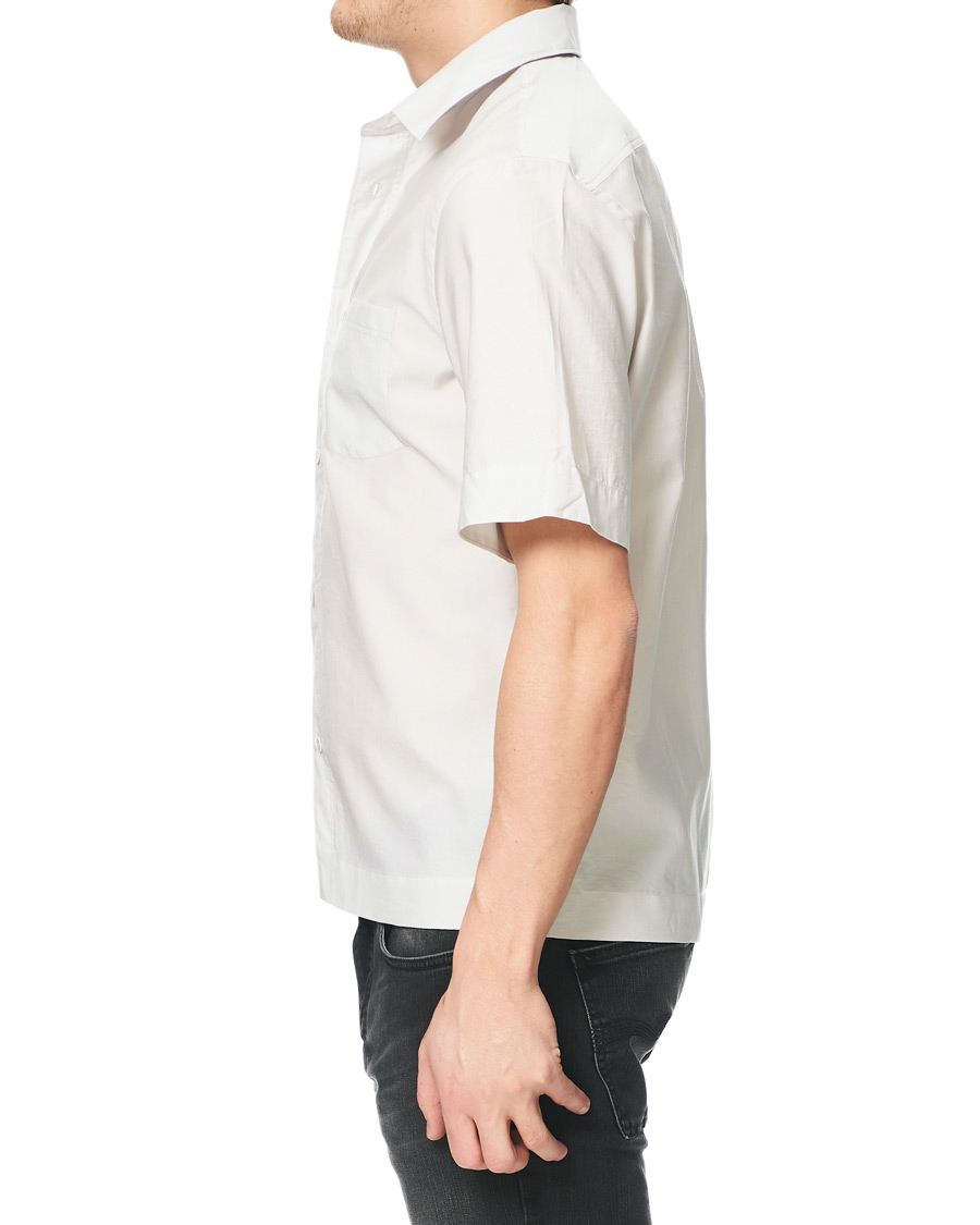 Heren | Overhemden | Filippa K | Owen Short Sleeve Shirt Sterling Grey