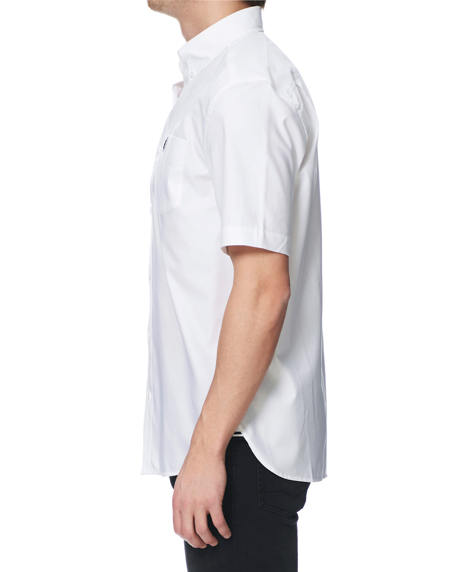 Heren | Overhemden | Fred Perry | Short Sleeve Oxford Shirt White