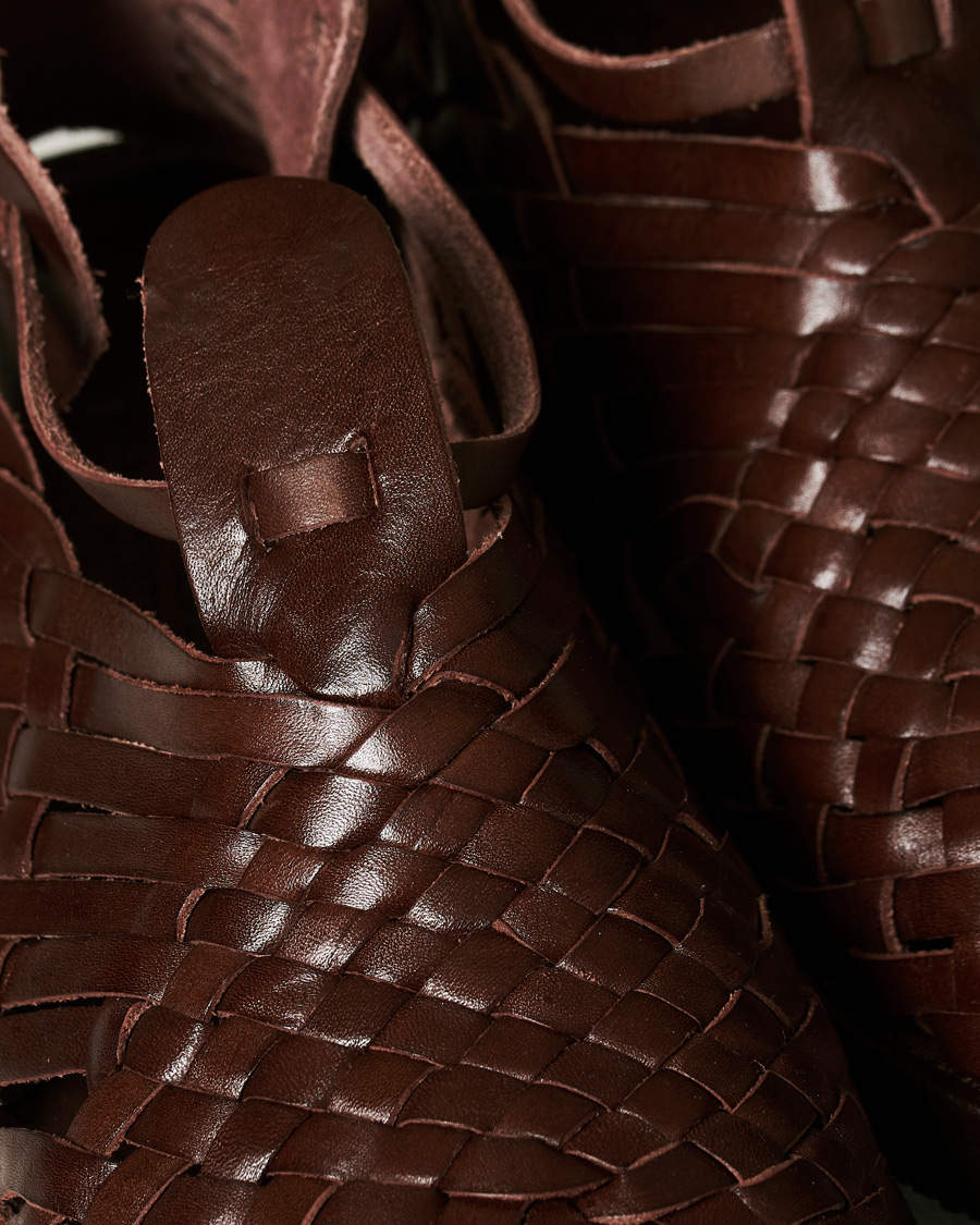 Heren | Yuketen Cruz Braided Sandal Dark Brown Calf | Yuketen | Cruz Braided Sandal Dark Brown Calf