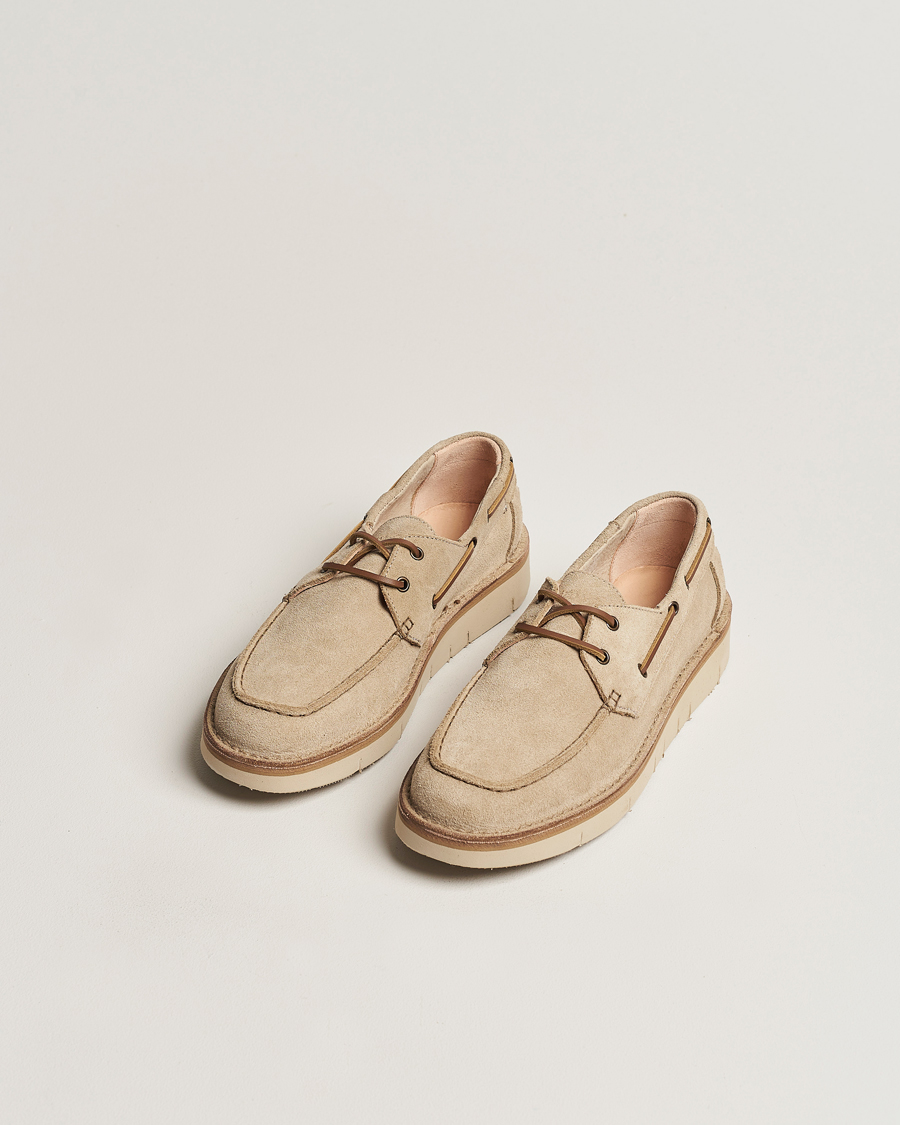 Heren | Stylesegment Casual Classics | Astorflex | Boatflex Moccasin Stone Suede