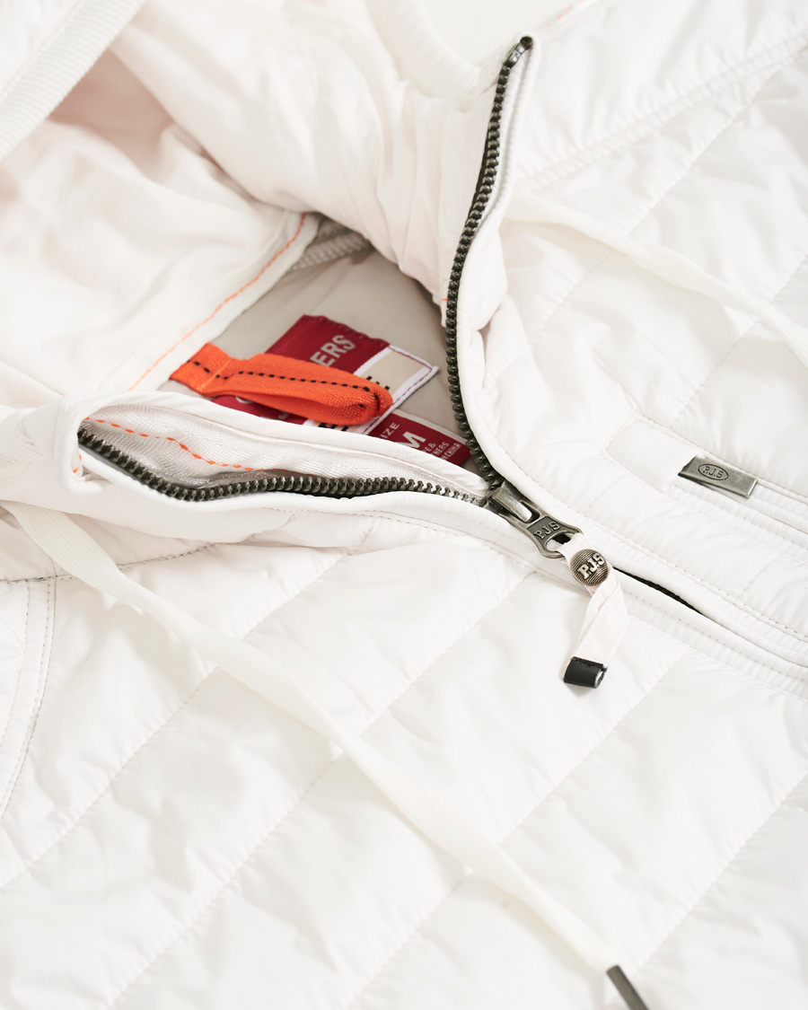 Heren | Jassen | Parajumpers | Ivor Fleece & Puffer Hooded Jacket White Cream