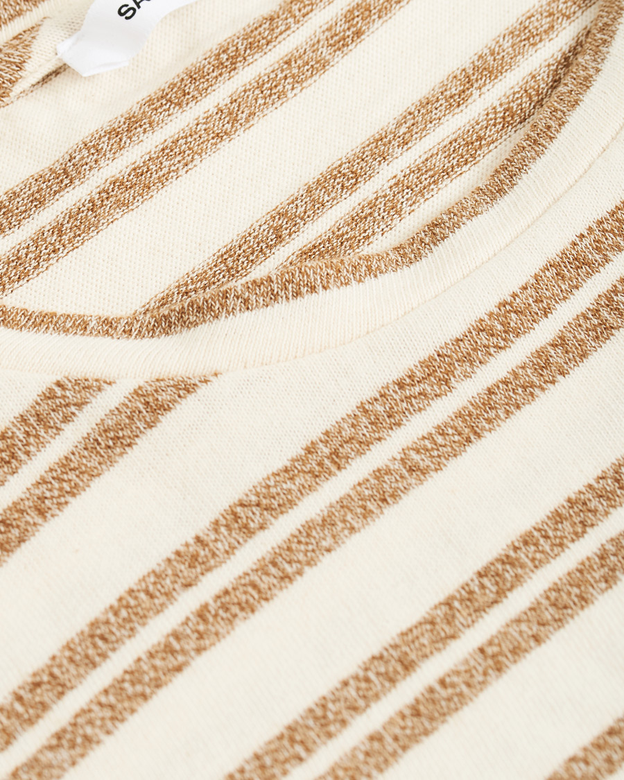 Heren | T-shirts | Samsøe Samsøe | Samsøe & Samsøe Carpo Striped Short Sleeve Tee Monks Robe