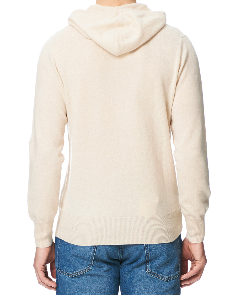 Heren | Truien | Soft Goat | Cashmere Hoodie Beige