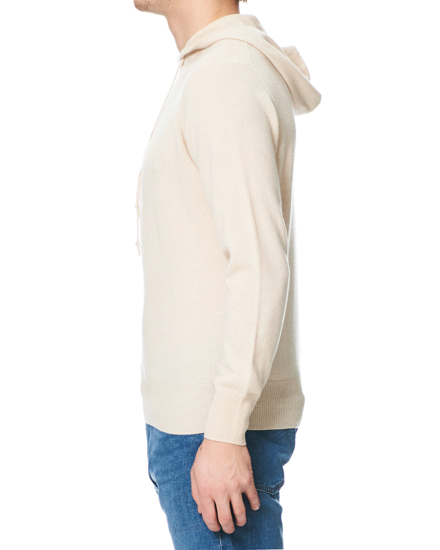 Heren | Truien | Soft Goat | Cashmere Hoodie Beige