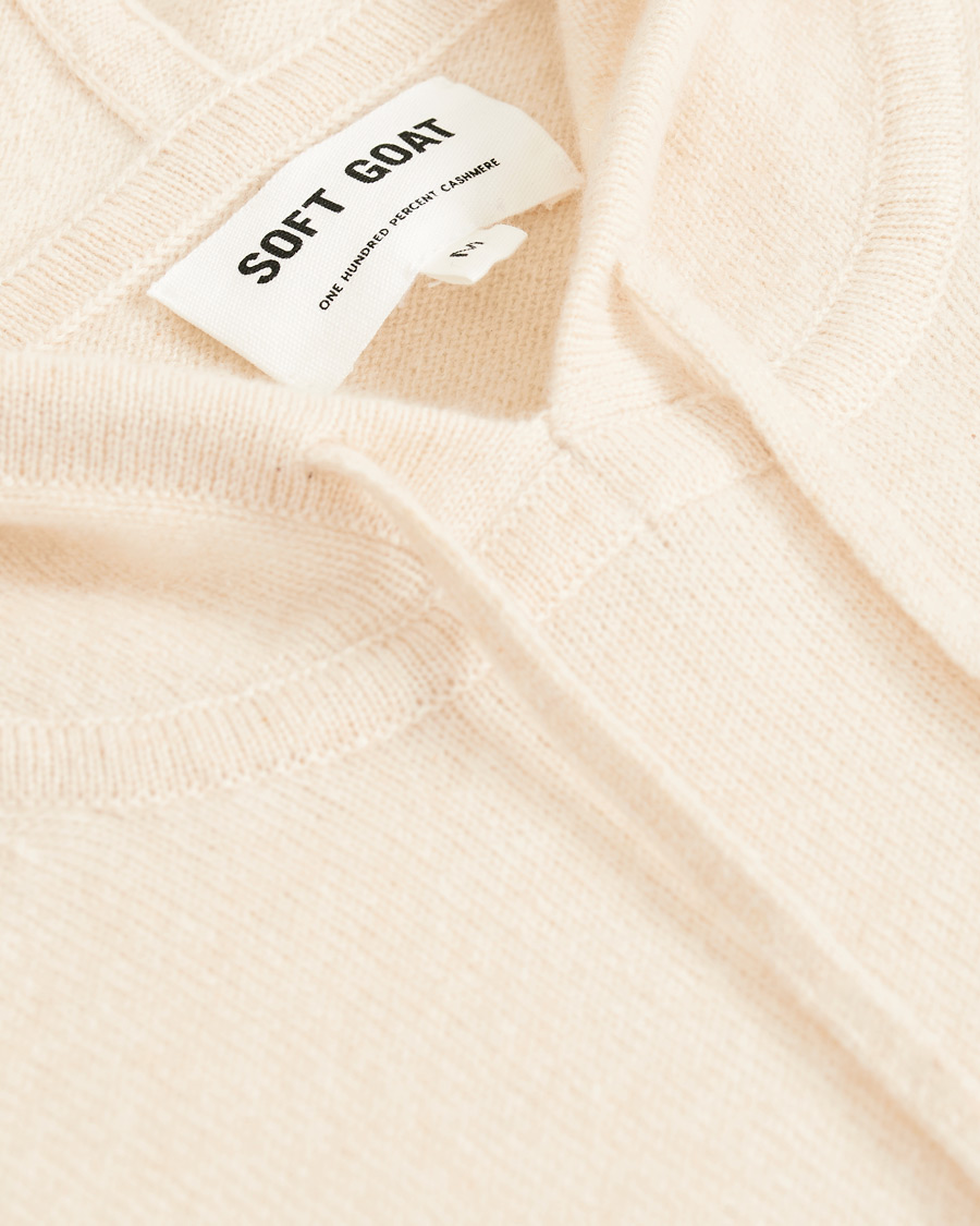 Heren | Truien | Soft Goat | Cashmere Hoodie Beige