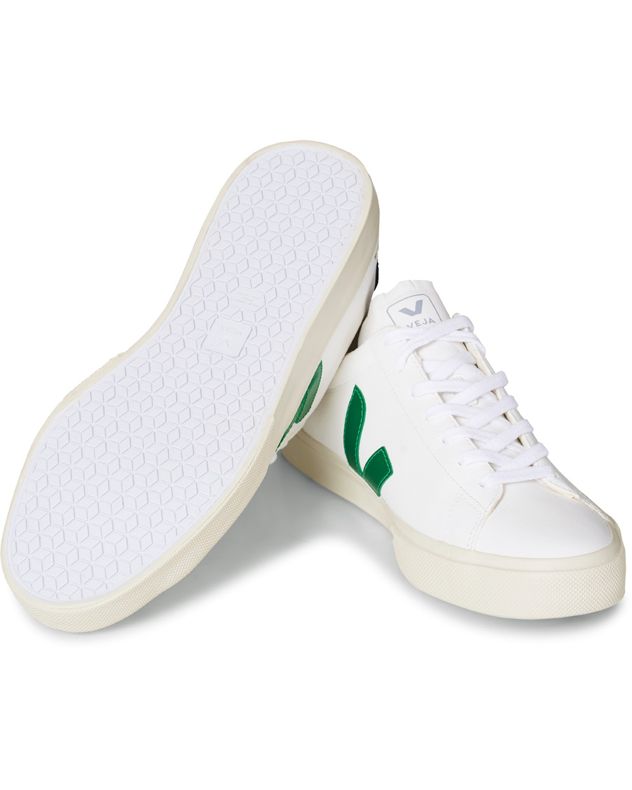 Heren | Veja Campo Sneaker Extra White/Emeraude Black | Veja | Campo Sneaker Extra White/Emeraude Black
