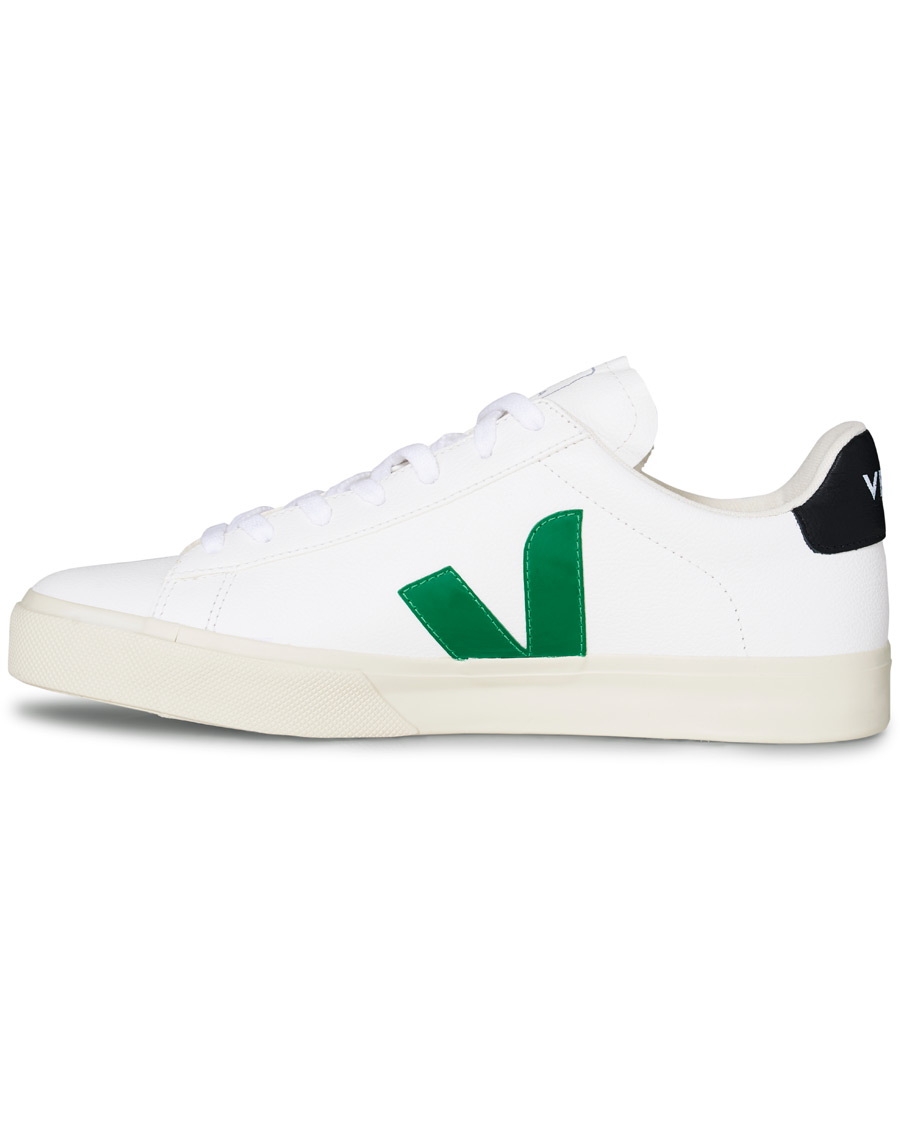 Heren | Veja Campo Sneaker Extra White/Emeraude Black | Veja | Campo Sneaker Extra White/Emeraude Black