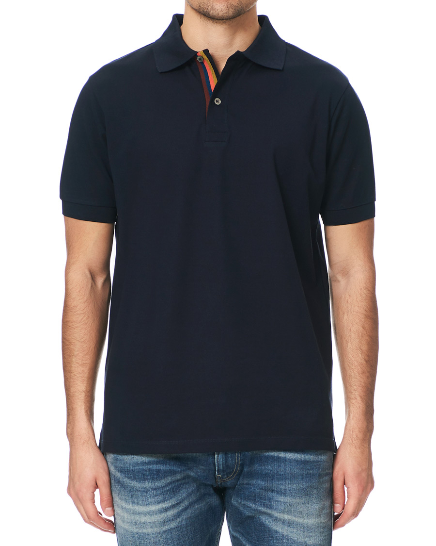 Heren | Polo's | Paul Smith | Placket Stripe Polo Navy