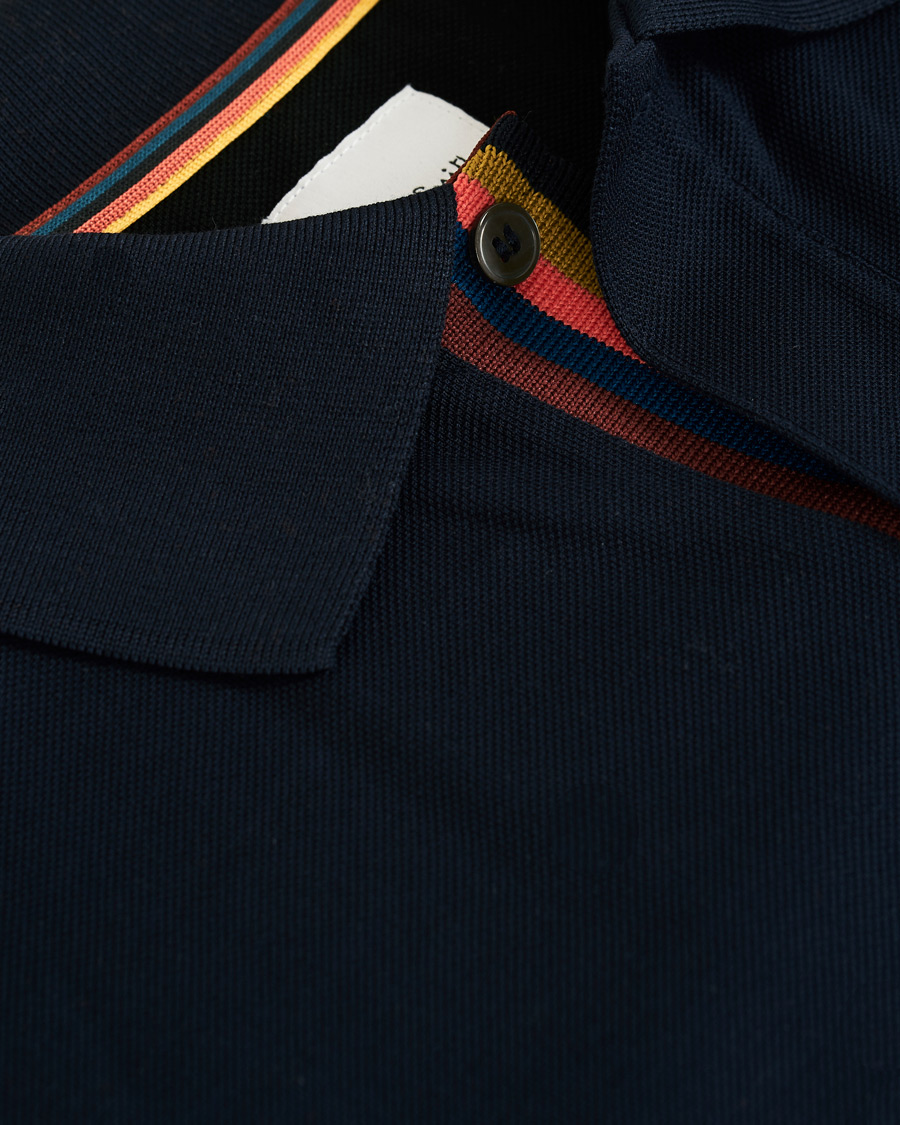 Heren | Polo's | Paul Smith | Placket Stripe Polo Navy