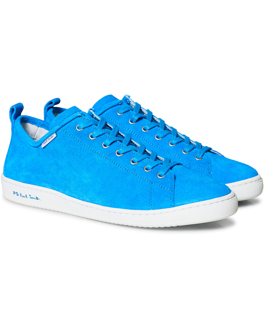 Heren | PS Paul Smith Miyata Suede Sneaker Cobalt Blue | PS Paul Smith | Miyata Suede Sneaker Cobalt Blue