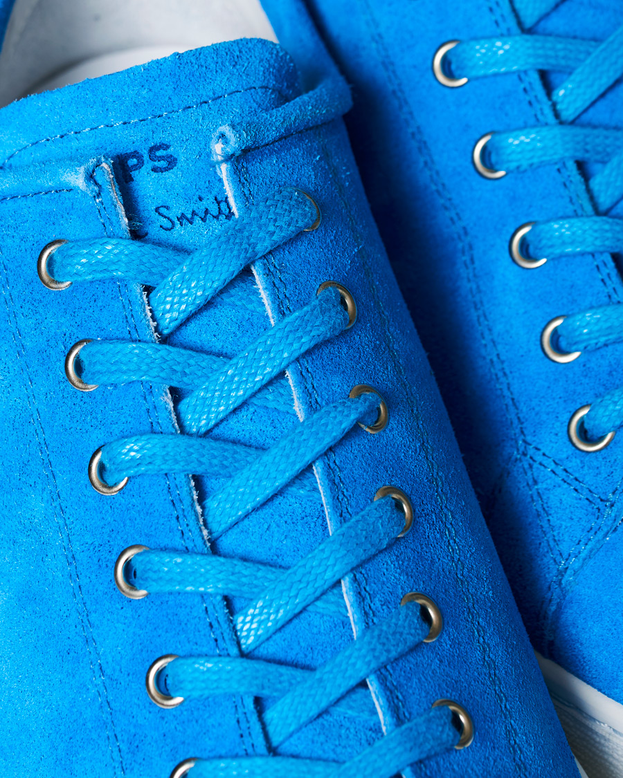 Heren | PS Paul Smith Miyata Suede Sneaker Cobalt Blue | PS Paul Smith | Miyata Suede Sneaker Cobalt Blue