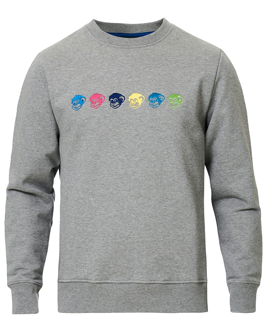 Heren | Truien | PS Paul Smith | Monkeys Sweatshirt Grey Melange