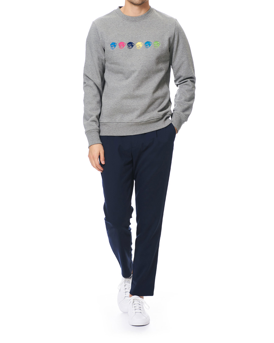 Heren | Truien | PS Paul Smith | Monkeys Sweatshirt Grey Melange