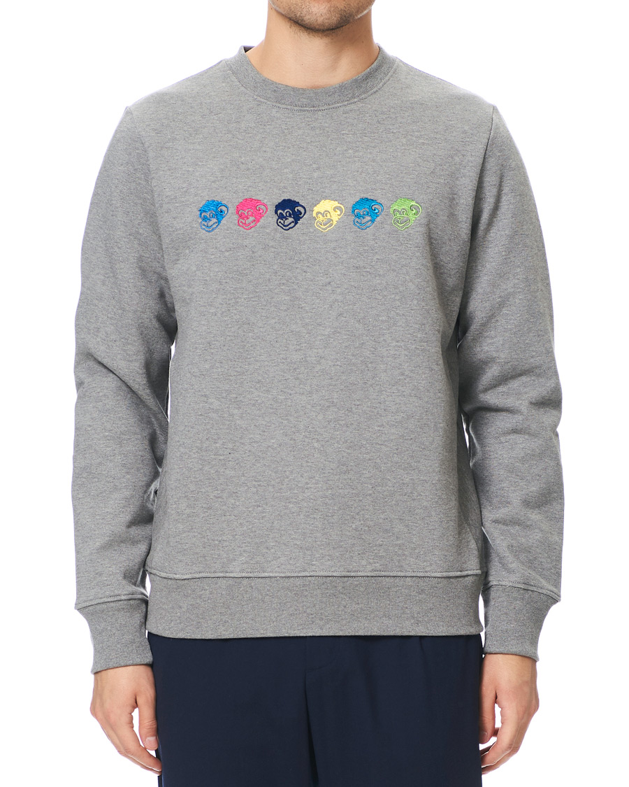 Heren | Truien | PS Paul Smith | Monkeys Sweatshirt Grey Melange