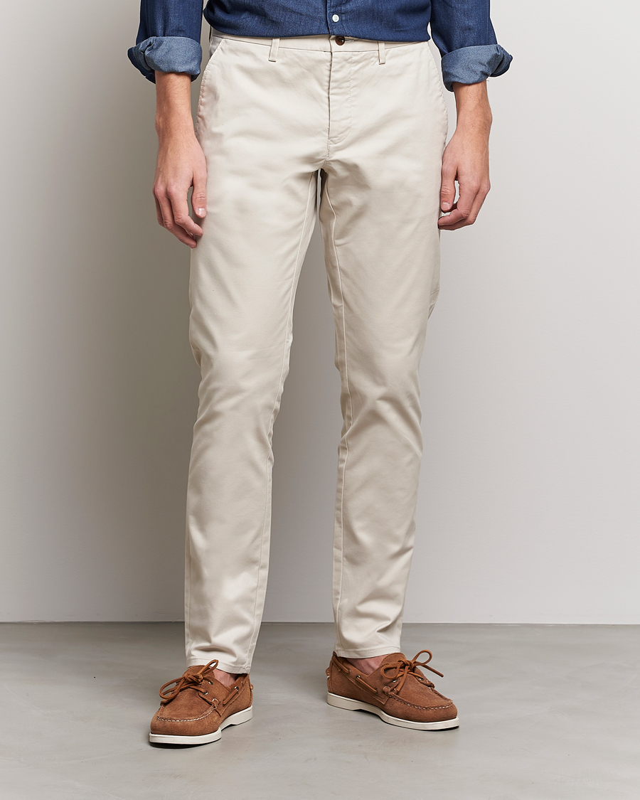 Heren | Broeken | GANT | Slim Fit Tech Prep Chino Putty