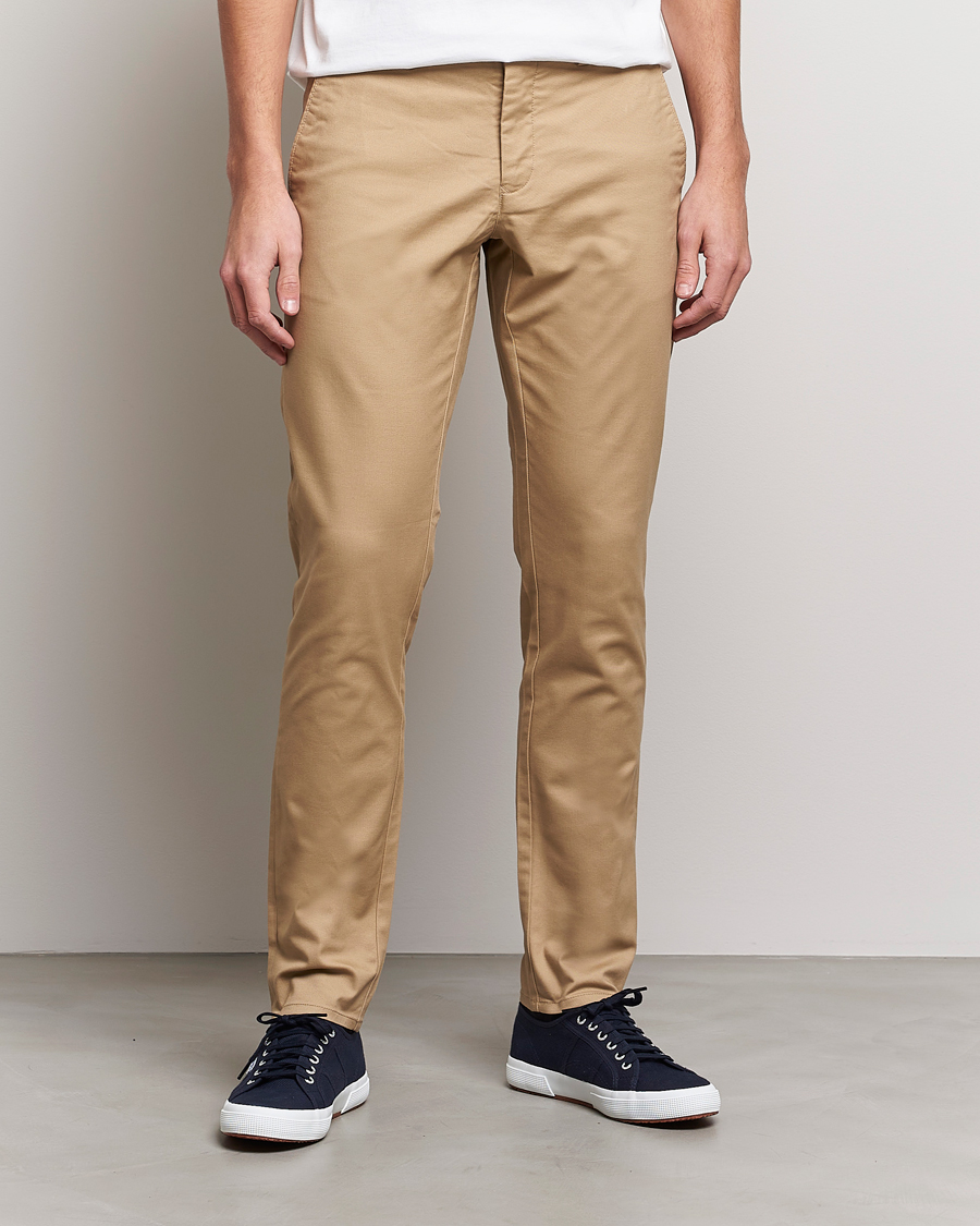 Heren | Broeken | GANT | Slim Fit Tech Prep Chino Dark Khaki