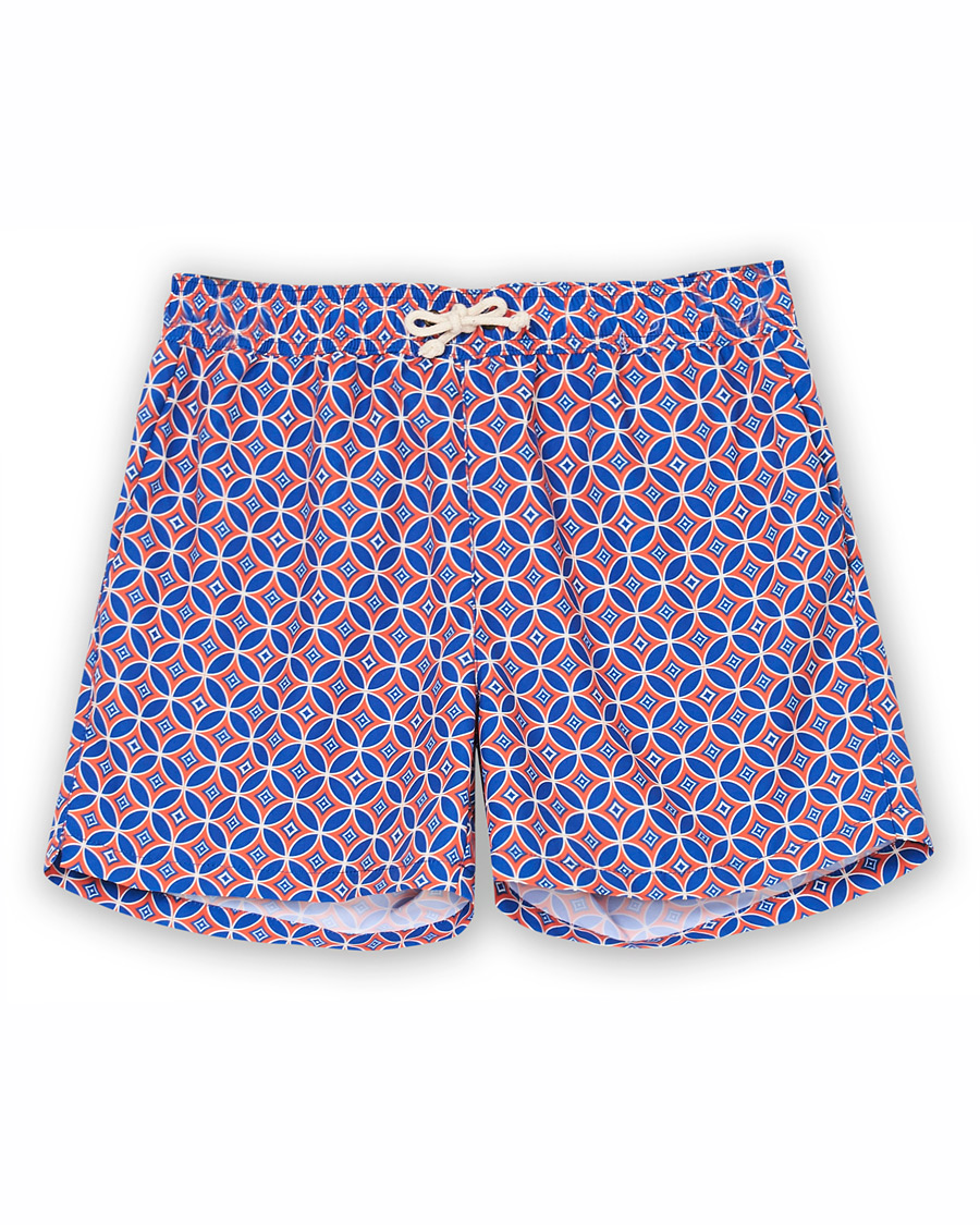 Heren | Zwembroek | Ripa Ripa | Levante Printed Swimshorts Red/Blue