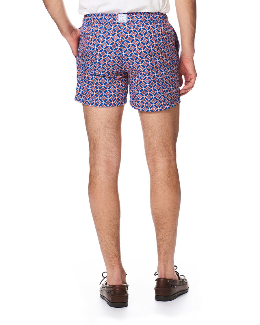 Heren | Zwembroek | Ripa Ripa | Levante Printed Swimshorts Red/Blue