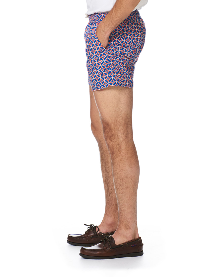 Heren | Zwembroek | Ripa Ripa | Levante Printed Swimshorts Red/Blue