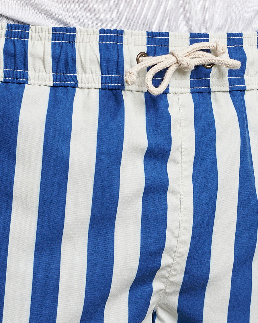 Heren | Zwembroek | Ripa Ripa | Paraggi Striped Swimshorts Blue/White
