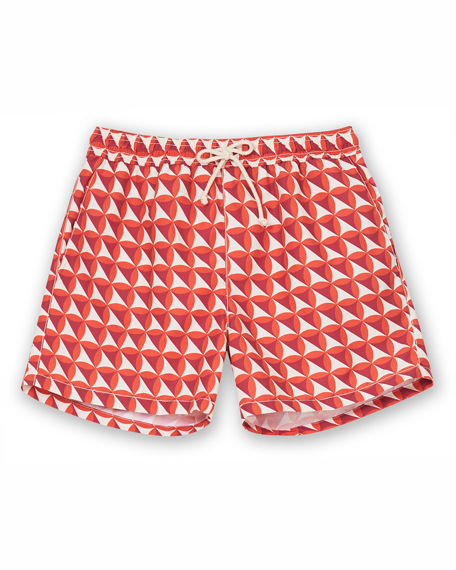 Heren | Zwembroek | Ripa Ripa | Vele Printed Swimshorts Red