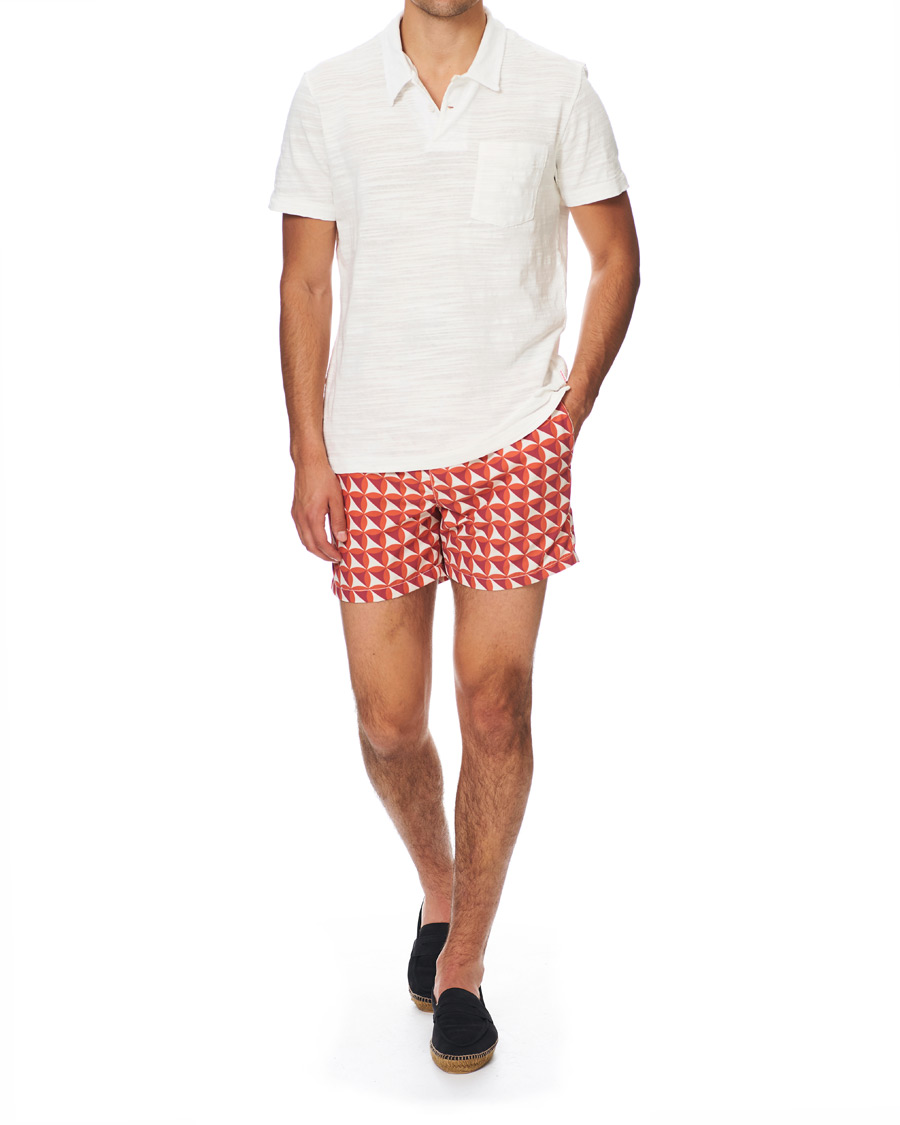 Heren | Zwembroek | Ripa Ripa | Vele Printed Swimshorts Red