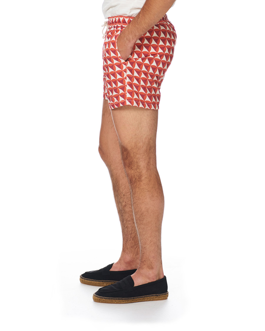 Heren | Zwembroek | Ripa Ripa | Vele Printed Swimshorts Red