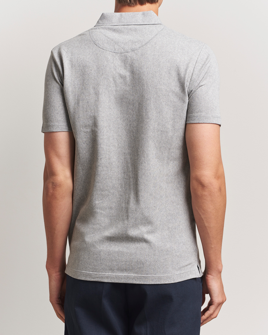 Heren | Polo's | Sunspel | Riviera Polo Shirt Grey Melange