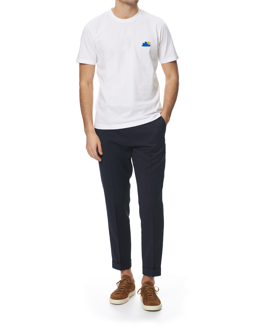 Heren | T-shirts | Sunspel | John Booth Colab Organic Tee White XXL