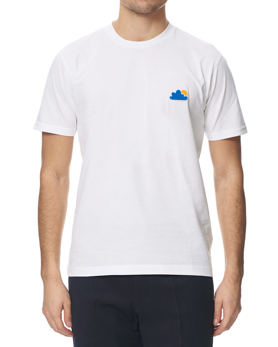 Heren | T-shirts | Sunspel | John Booth Colab Organic Tee White XXL
