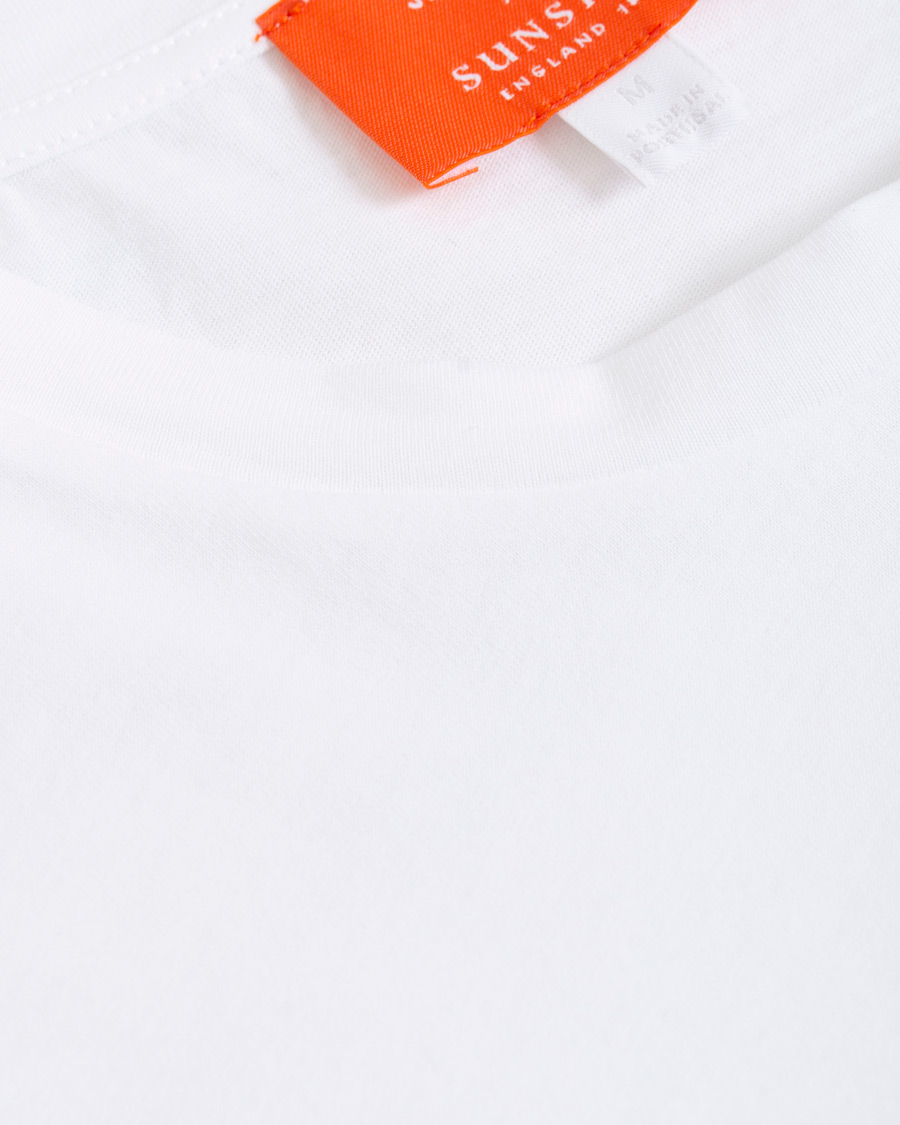 Heren | T-shirts | Sunspel | John Booth Colab Organic Tee White XXL