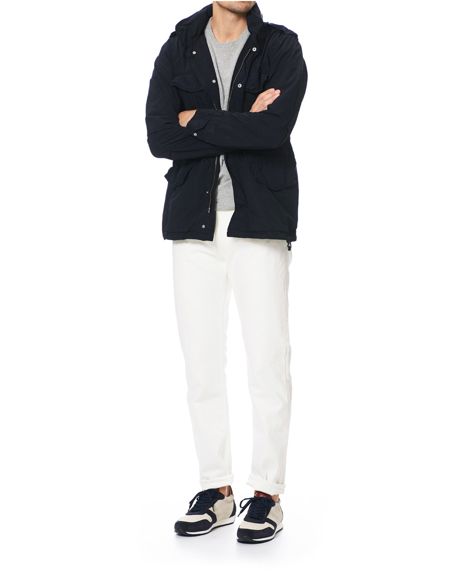 Heren | Zespà ZSP6 Suede Runner Sneakers Off White/Cerise | Zespà | ZSP6 Suede Runner Sneakers Off White/Cerise