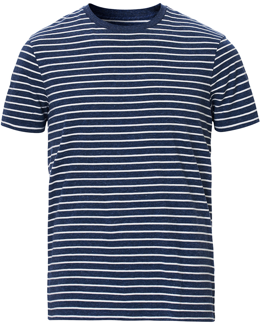 Heren | T-shirts | J.Crew | Vincent Stripe Tee Heather Ink
