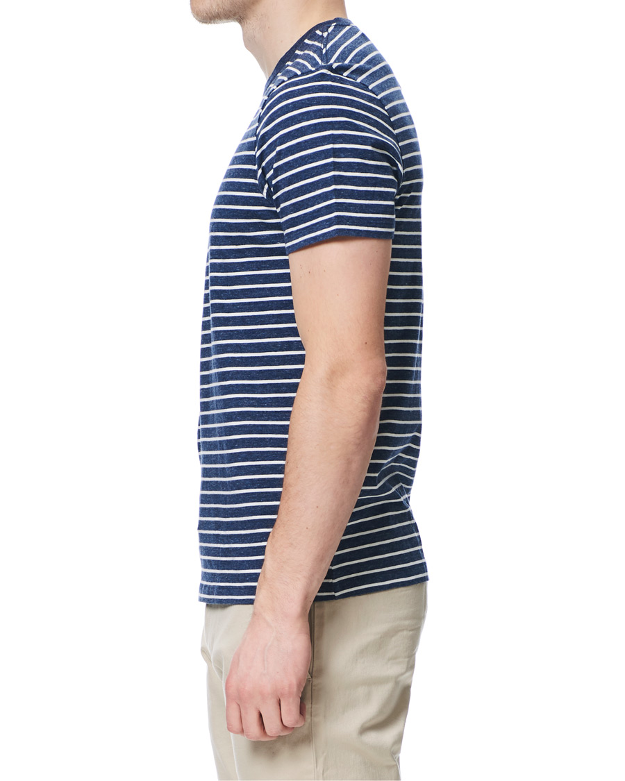 Heren | T-shirts | J.Crew | Vincent Stripe Tee Heather Ink