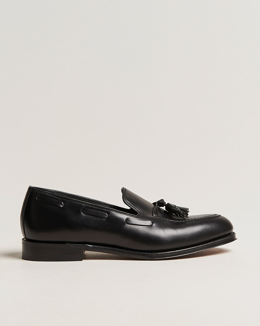 Heren | Instappers | Loake 1880 | Russell Tassel Loafer Black Calf