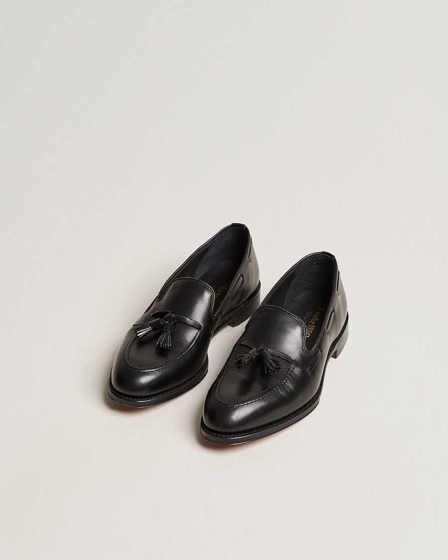 Heren | Business & Beyond | Loake 1880 | Russell Tassel Loafer Black Calf