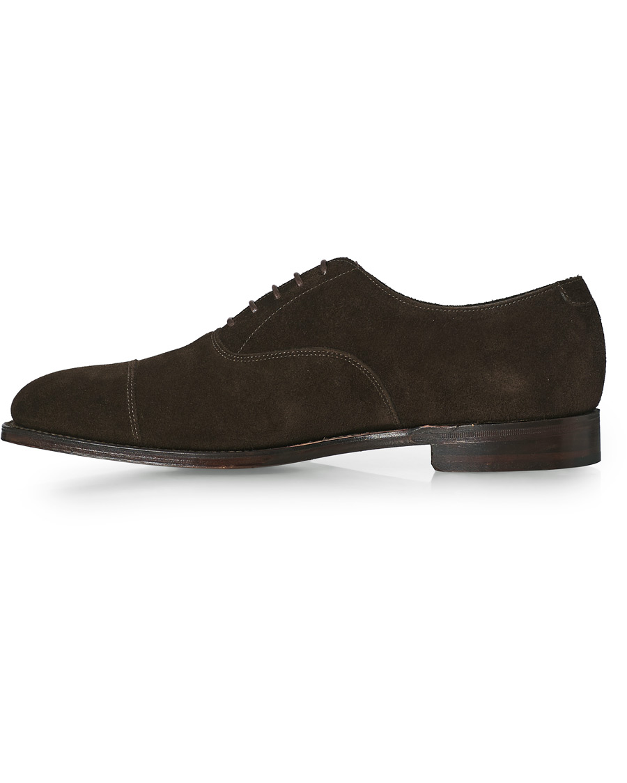 Heren | Loake 1880 Aldwych Oxford Dark Brown Suede | Loake 1880 | Aldwych Oxford Dark Brown Suede