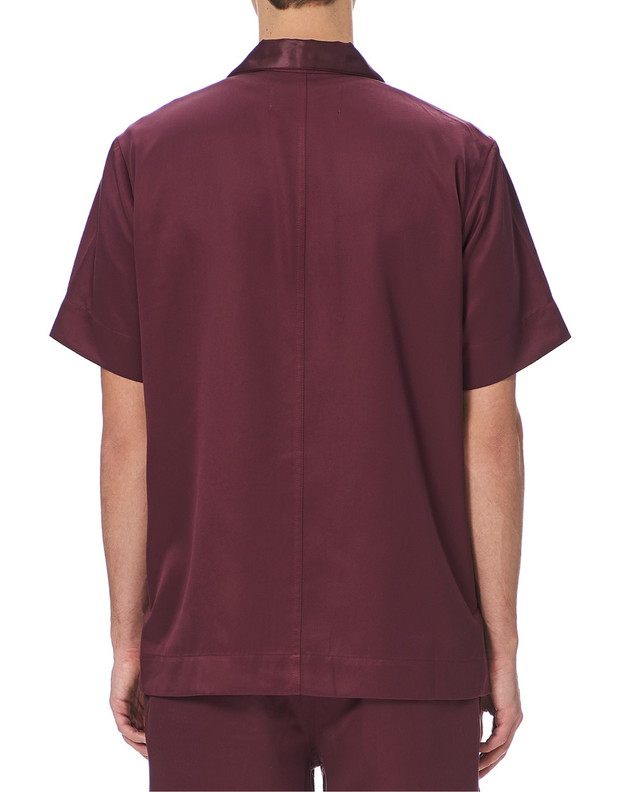Heren | Pyjama's en gewaden | CDLP | Home Suit Short Sleeve Burgundy