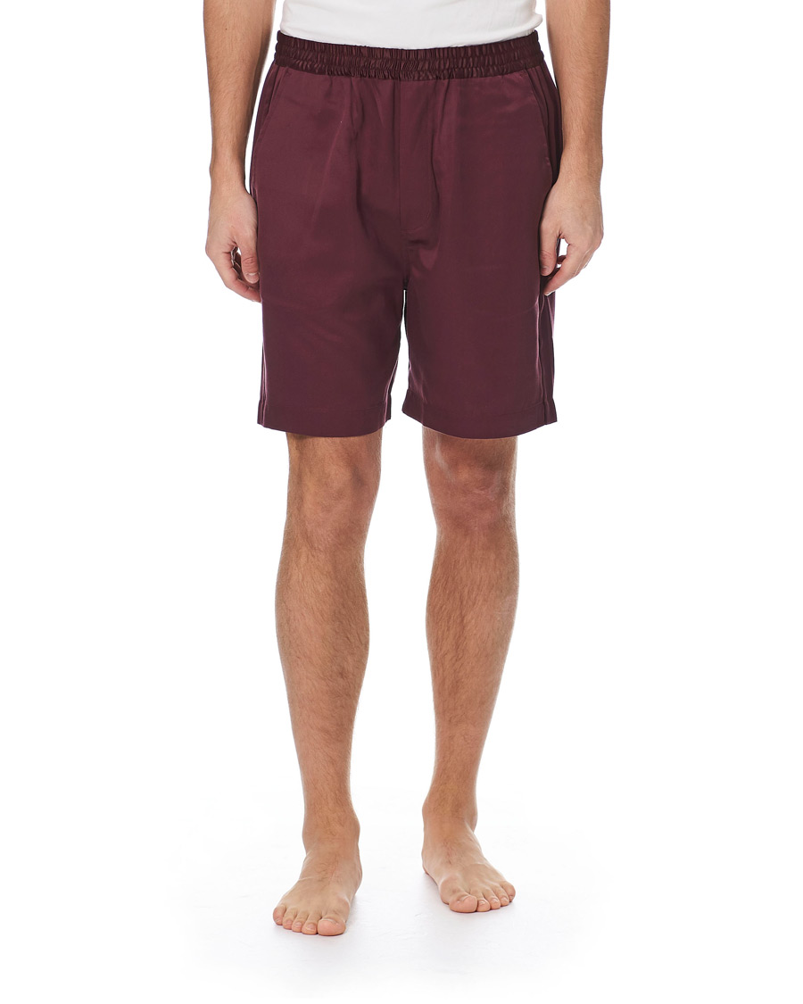 Heren | Pyjama's en gewaden | CDLP | Home Suit Short Sleeve Burgundy